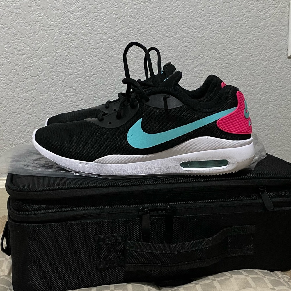 Nike running shoes black and white color size 11